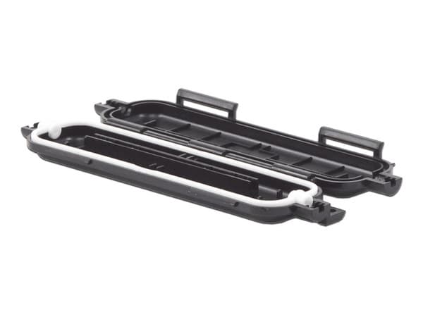 Mini caja para exterior LinkedPro, protección IP65, para uso con mangas de empalme, Incluye una manga.