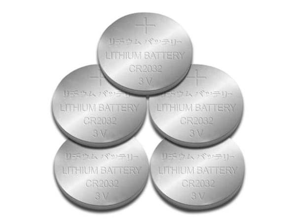 Paquete de 5 baterías CMOS CR2032, Brobotix 350323.