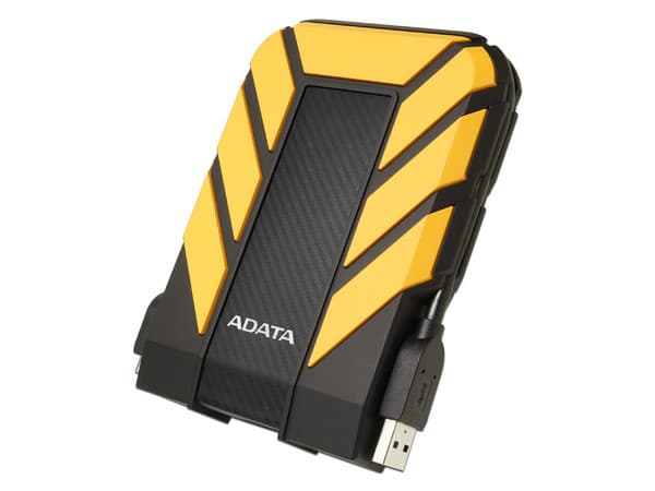 Disco Duro Portátil ADATA HD710 Pro de 2 TB, USB 3.0. Color amarillo.