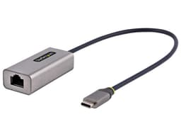 Adaptador de Red StarTech US1GC30B2 de RJ45(H) a USB-C(M). Color Gris. - imagen 1