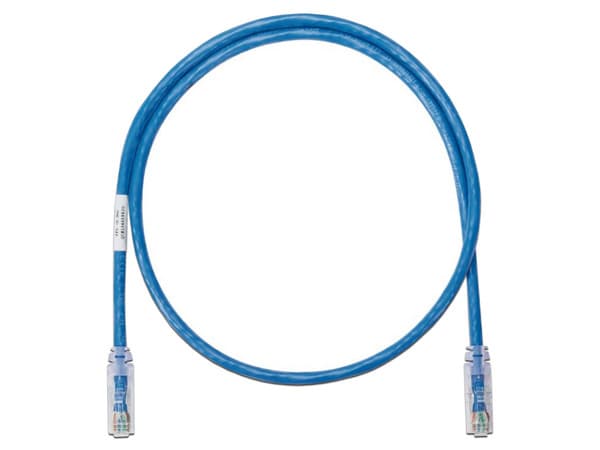 Cable de red Panduit RJ-45 (M-M) Cat5e, UTP de 3.0m. Color Azul.