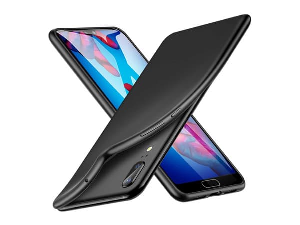 Funda protectora ESR Liquid Shield para Huawei P20. Color Negro.