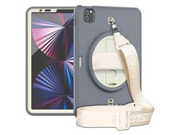 Funda Tekku Handstrap para iPad Air 5, Air 4 y iPad Pro 11. Color Gris. - imagen 1