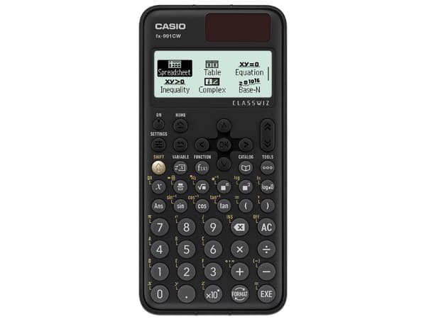 Calculadora Científica Casio FX-991CW, Más De 540 Funciones, 4 Líneas, Código QR, Para Preparatoria y Universidad, Color Negro.