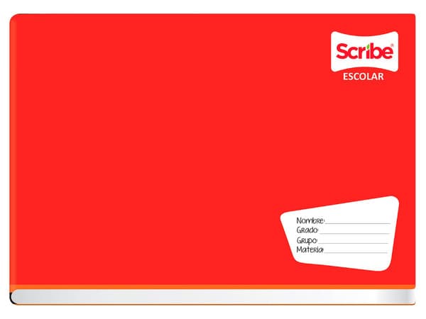 Cuaderno Italiano Escolar Grapado Scribe C5 Cuadro Chico 100 Hojas (Modelo 6132) mide 15 x 21 cm y está compuesto por 100 hojas de papel bond con cuadros pequeños, ideales para notas y apuntes.