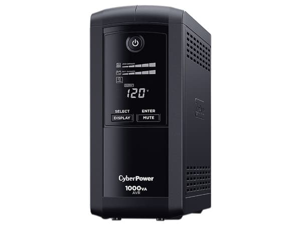 UPS CyberPower CP1000AVRLCDa, 1000VA/600W, 9 Contactos NEMA 5-15R, 120V, (3 años de garantía).