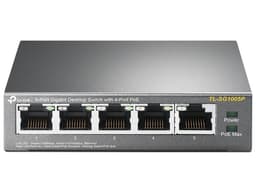 Switch TP-Link TL-SG1005P de 5 puertos 10/100/1000Mbps R-J45 con 4 puertos PoE hasta 56W. - imagen 1
