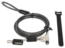 Candado de Seguridad Manhattan 44059 con Llave para Laptops, 1.5m. Color Gris. - imagen 3