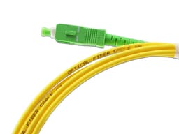 Jumper de Fibra Óptica Enson Monomodo, conector SC a SC, 2m. Color Amarillo. - imagen 3