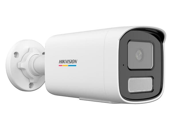 Cámara IP Tipo Bala Hikvision DS-2CD1T47G2H-LIUF de 4MP (2560 x 1440), Lente de 2.8mm, Ir hasta 50m, IP67, Color Blanco.