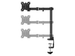 Soporte doble de escritorio TVC STV-215 para monitores de hasta 32", Inclinación 30 grados, Giro 180 grados. - imagen 3