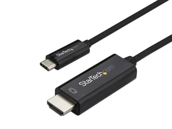 Cable adaptador de video StarTech CDP2HD2MBNL, USB-C (Macho) a HDMI (Macho) de 2m.