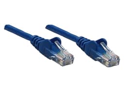 Cable de red, Cat5e, UTP RJ-45 Macho / RJ-45 Macho, 0.45 m, Azul - imagen 2