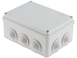 Caja de Derivación Gewiss GW-44-007, PVC, Tapa Atornillada, Para Exterior, 10 Entradas. - imagen 1