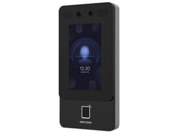 Terminal Hikvision Min Moe de reconocimiento facial y huella con lector MIFARE, exterior IP65, Hasta 1.5 mts en lectura de rostro, Soporta P2P, 1,500 Rostros, 3,000 huellas, Salida 12 Vcd para chapa, PoE. - imagen 3