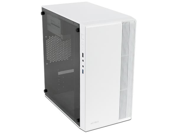 Gabinete Acteck Fusion II GI440, Micro-ATX, (Incluye fuente de 500W). Color Blanco.