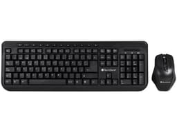Kit de Teclado y Mouse óptico inalámbrico TechZone TZ16COMB01-INA, USB. - imagen 1