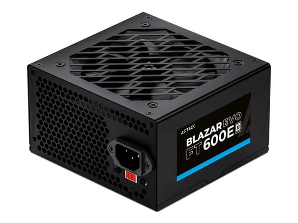 Fuente de Poder Acteck Blazar Evo FT600E de 600W, ATX. Color Negro.