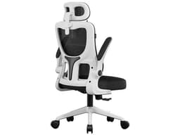 Silla de Oficina Flux Prime EC636HR, Reposabrazos Abatibles, Soporta hasta 100Kg, Color Blanco con Negro. - imagen 3
